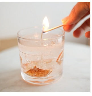 Vela de parafina en Gel